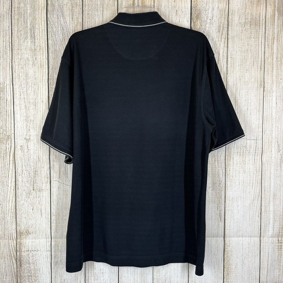 Nike Mens Dri-Fit Golf Polo Shirts (2)  Green Embroidered / Black Size Large - Picture 11 of 16